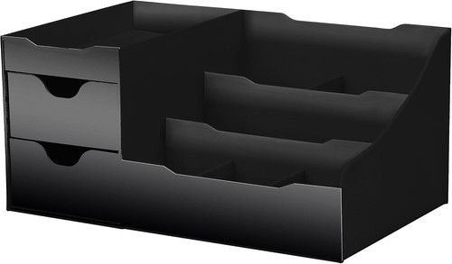 Large black cosmetic - black,