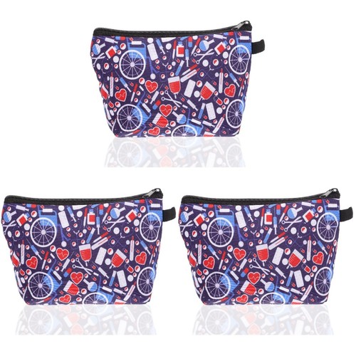 3pcs durable makeup bags - durable,