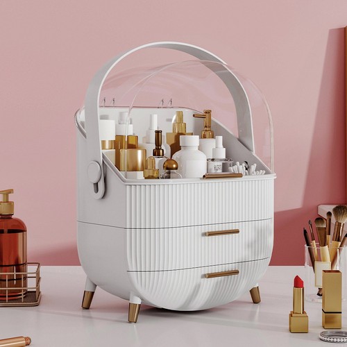 White multi tier clear - white,