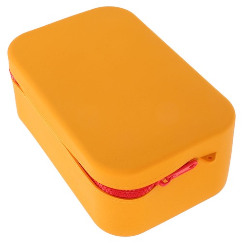 Orange silicone makeup - orange,