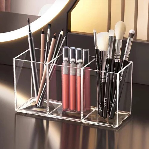 Acrylic makeup brush holder - makeup,