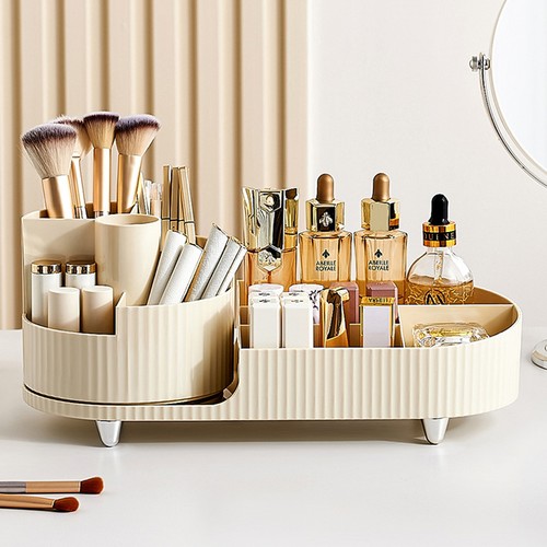 Rotating makeup organiser - rotating,