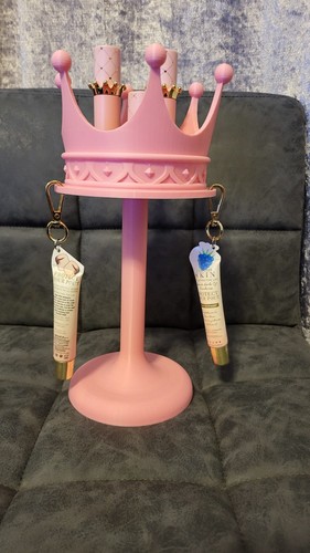 Pink crown display stand - pink,
