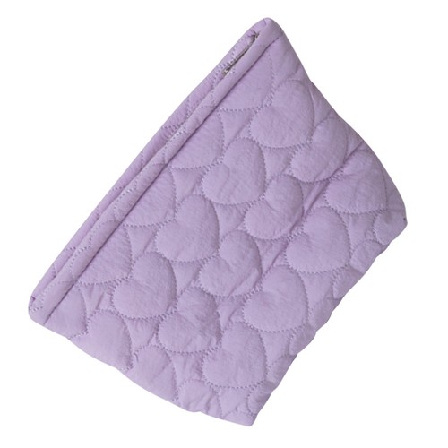 Portable purple makeup bag - purple,