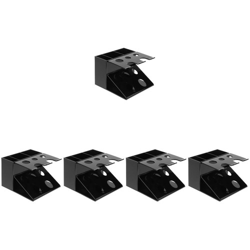 5pcs black acrylic stand - black, and