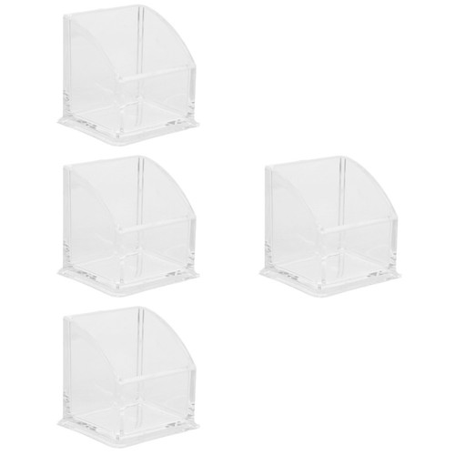 4pcs clear acrylic storage - clear,