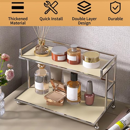 Makeup organizer shelf tier - organizer,