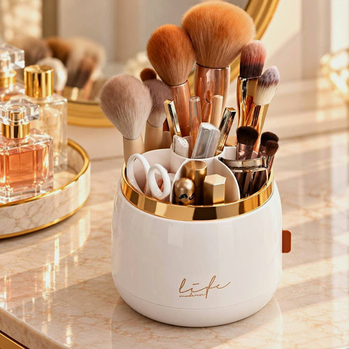 Rotating plastic make - rotating, make-up