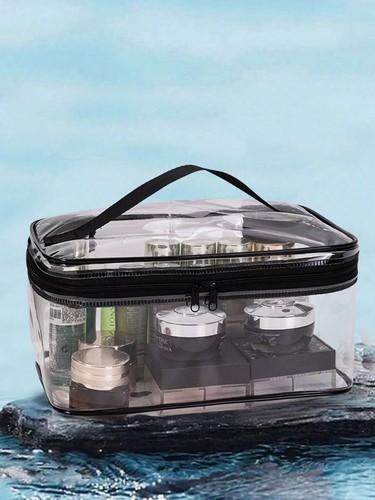 Large transparent cosmetic - transparent,