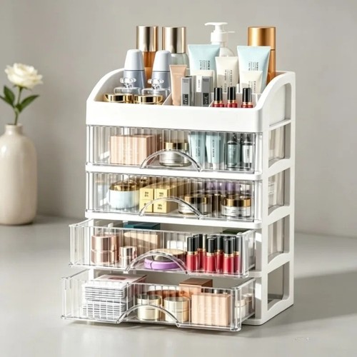 Large makeup organizer clear - large,