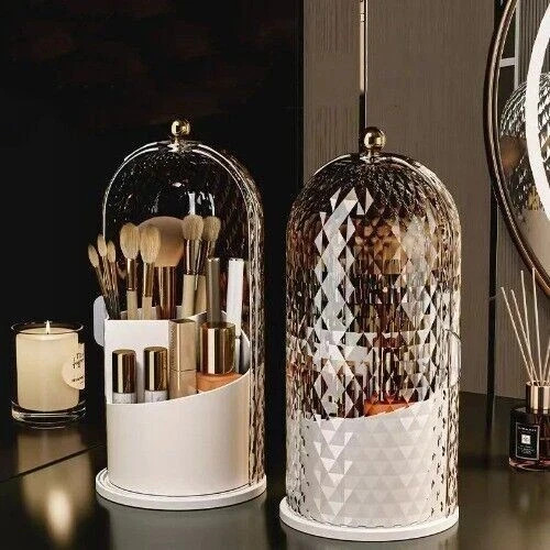 Rotating makeup brush holder - rotating,