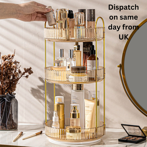 Rotating makeup organiser - rotating,