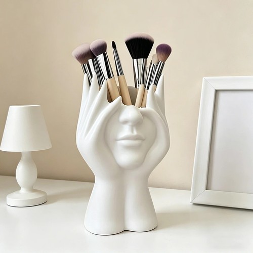 1pc face shape makeup brush - shape,